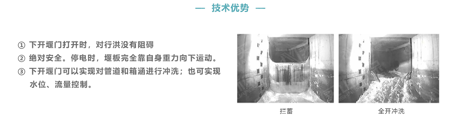 液動(dòng)下開式堰門3